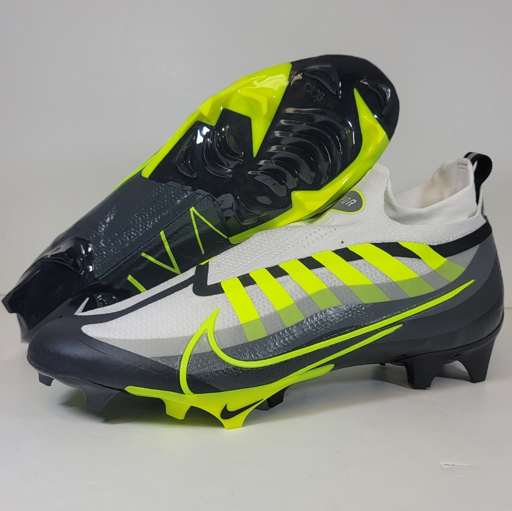 Nike Vapor Edge Elite 360 Black Volt Green Mens Size Cleats DQ3558-071 new